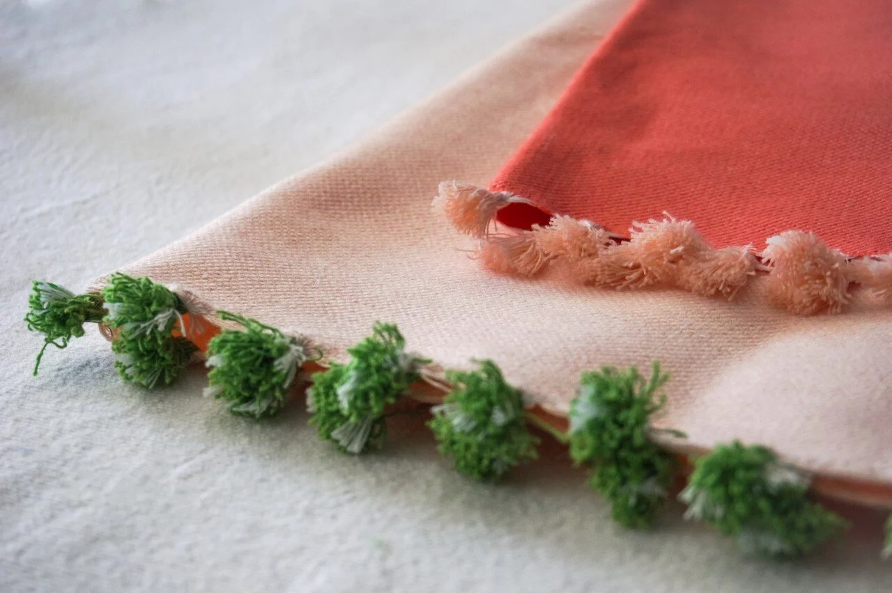 Pom Pom Hand Towel THE TANGIER BUREAU